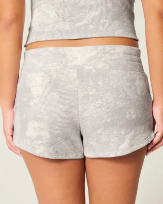 Gilly Hicks Mini pantaloni scurți confortabili cu model waffle