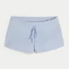 Gilly Hicks Mini pantaloni scurți confortabili cu model waffle Gilly Hicks Mini pantaloni scurți confortabili cu model waffle