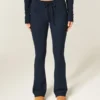 Gilly Hicks Pantaloni bootcut confortabili, cu model waffle Gilly Hicks Pantaloni bootcut confortabili, cu model waffle