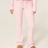 Gilly Hicks Pantaloni bootcut confortabili, cu model waffle Gilly Hicks Pantaloni bootcut confortabili, cu model waffle