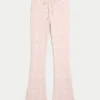 Gilly Hicks Pantaloni bootcut confortabili, cu model waffle Gilly Hicks Pantaloni bootcut confortabili, cu model waffle