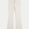 Gilly Hicks Pantaloni bootcut confortabili, cu model waffle Gilly Hicks Pantaloni bootcut confortabili, cu model waffle