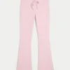Gilly Hicks Pantaloni bootcut confortabili, cu model waffle Gilly Hicks Pantaloni bootcut confortabili, cu model waffle