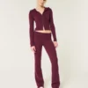 Gilly Hicks Pantaloni confortabili din tricot, cu talie pliată Gilly Hicks Pantaloni confortabili din tricot, cu talie pliată