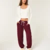 Gilly Hicks Pantaloni de jogging largi, confortabili, cu model waffle Gilly Hicks Pantaloni de jogging largi, confortabili, cu model waffle