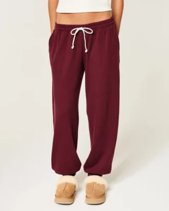 Gilly Hicks Pantaloni de jogging largi, confortabili, cu model waffle