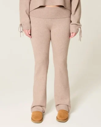 Gilly Hicks Pulover tricotat cu talie pliată și pantaloni bootcut