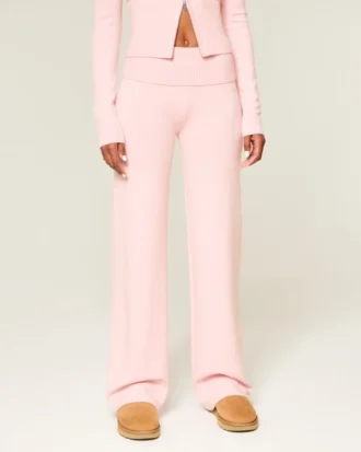 Gilly Hicks Pulover tricotat Pantaloni drepți cu talie pliată