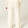 Gilly Hicks Pulover tricotat Pantaloni drepți cu talie pliată Gilly Hicks Pulover tricotat Pantaloni drepți cu talie pliată