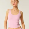 Gilly Hicks Tricou confortabil cu dantelă waffle Gilly Hicks Tricou confortabil cu dantelă waffle