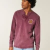 Grafică cu logo-ul Holiday Vault Release Henley