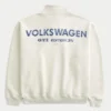 Hanorac cu fermoar pe jumătate și grafică Volkswagen Hanorac cu fermoar pe jumătate și grafică Volkswagen