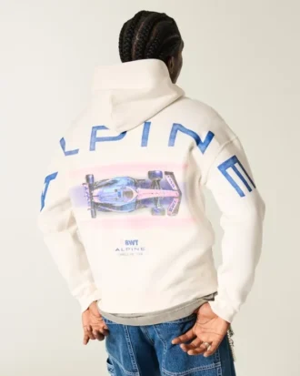 Hanorac cu glugă Boxy BWT Alpine Formula One Team Graphic