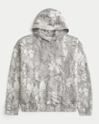 Hanorac cu glugă Boxy Camo