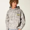 Hanorac cu glugă Boxy University of Michigan Wolverines Graphic Camo Hanorac cu glugă Boxy University of Michigan Wolverines Graphic Camo