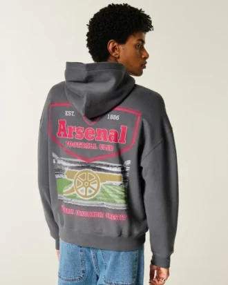 Hanorac cu glugă și fermoar Arsenal F.C.
