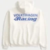 Hanorac cu glugă și fermoar Boxy Volkswagen Racing Graphic Hanorac cu glugă și fermoar Boxy Volkswagen Racing Graphic