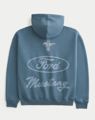 Hanorac cu glugă și fermoar Ford Mustang
