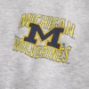 Hanorac cu glugă și fermoar, model boxy, cu imprimeu grafic Wolverines, Universitatea din Michigan Hanorac cu glugă și fermoar, model boxy, cu imprimeu grafic Wolverines, Universitatea din Michigan