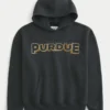Hanorac cu glugă și imprimeu Boxy Purdue University Hanorac cu glugă și imprimeu Boxy Purdue University