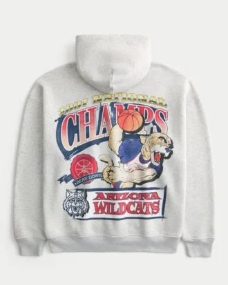 Hanorac cu glugă și imprimeu Boxy University of Arizona Wildcats Hanorac cu glugă și imprimeu Boxy University of Arizona Wildcats
