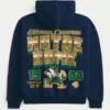 Hanorac cu glugă și imprimeu Boxy University of Notre Dame Fighting Irish Hanorac cu glugă și imprimeu Boxy University of Notre Dame Fighting Irish