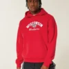 Hanorac cu glugă și imprimeu Boxy University of Wisconsin Badgers Hanorac cu glugă și imprimeu Boxy University of Wisconsin Badgers