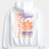 Hanorac cu glugă și imprimeu Clemson University Tigers Hanorac cu glugă și imprimeu Clemson University Tigers