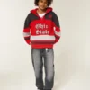 Hanorac cu glugă și imprimeu grafic Buckeyes al Universității de Stat din Ohio Hanorac cu glugă și imprimeu grafic Buckeyes al Universității de Stat din Ohio