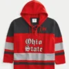 Hanorac cu glugă și imprimeu grafic Buckeyes al Universității de Stat din Ohio Hanorac cu glugă și imprimeu grafic Buckeyes al Universității de Stat din Ohio