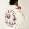 Hanorac cu glugă și imprimeu Texas A&M University, cu fermoar și croi drept Hanorac cu glugă și imprimeu Texas A&M University, cu fermoar și croi drept