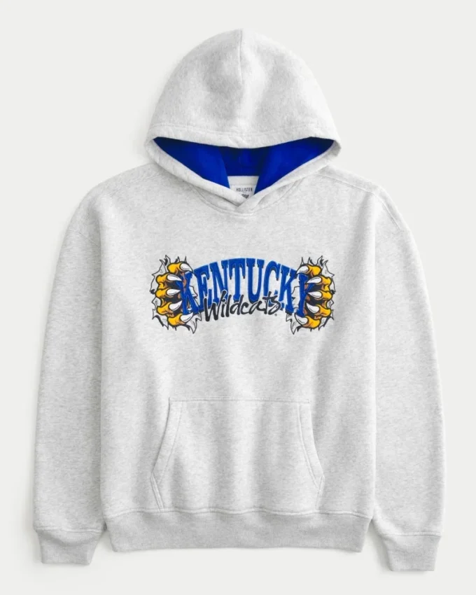 Hanorac cu glugă și imprimeu University of Kentucky Wildcats Hanorac cu glugă și imprimeu University of Kentucky Wildcats