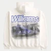 Hanorac cu glugă și imprimeu Williams Racing