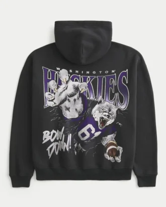 Hanorac cu grafică University of Washington Huskies