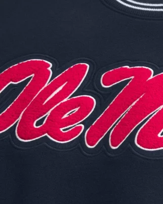 Hanorac cu imprimeu Boxy Ole Miss