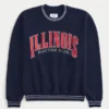 Hanorac cu imprimeu Fighting Illini al Universității Illinois