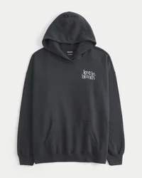 Hanorac oversized cu imprimeu fluture