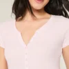 Henley cu mâneci scurte Henley cu mâneci scurte