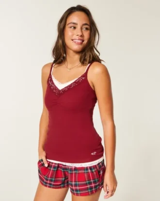 Holiday Vault Release Cami cu dantelă
