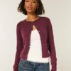 Hollister Cardigan confortabil cu buzunare în formă de fundiță Hollister Cardigan confortabil cu buzunare în formă de fundiță
