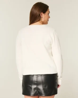 Hollister Cardigan confortabil cu buzunare în formă de fundiță