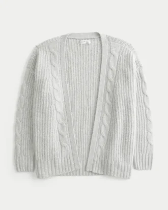Hollister Cardigan confortabil, ușor, fără închidere