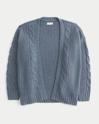 Hollister Cardigan confortabil, ușor, fără închidere