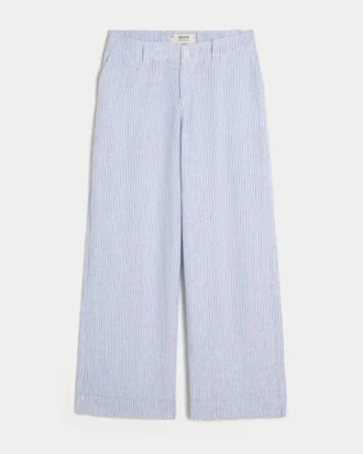 Hollister Livvy Pantaloni cu talie joasă și picior larg