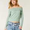 Hollister Pulover confortabil cu umeri decupați și cusături
