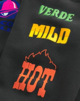Hollister x Taco Bell Hanorac cu glugă și fermoar, cu imprimeu grafic