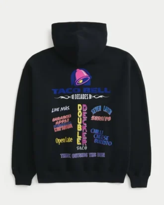 Hollister x Taco Bell Hanorac cu glugă și imprimeu