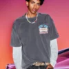 Hollister x Taco Bell Tricou grafic boxy, gros Hollister x Taco Bell Tricou grafic boxy, gros