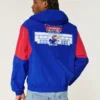Jacheta cu glugă și imprimeu grafic Jayhawks de la Universitatea din Kansas