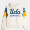 Jacheta cu glugă și imprimeu UCLA Bruins Jacheta cu glugă și imprimeu UCLA Bruins